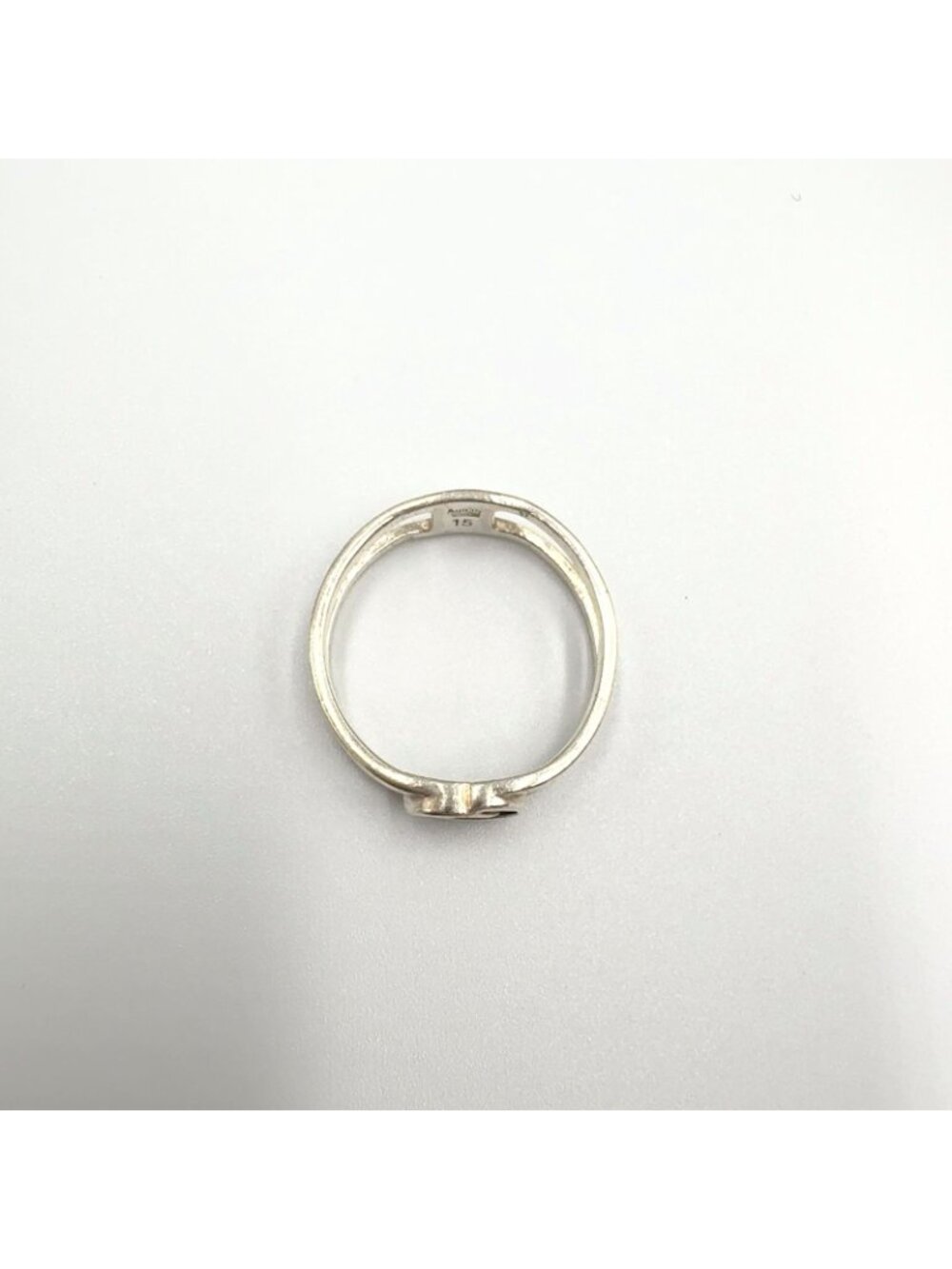 Gucci Interlocking Open Band Silver Ring - Picture 4 of 13